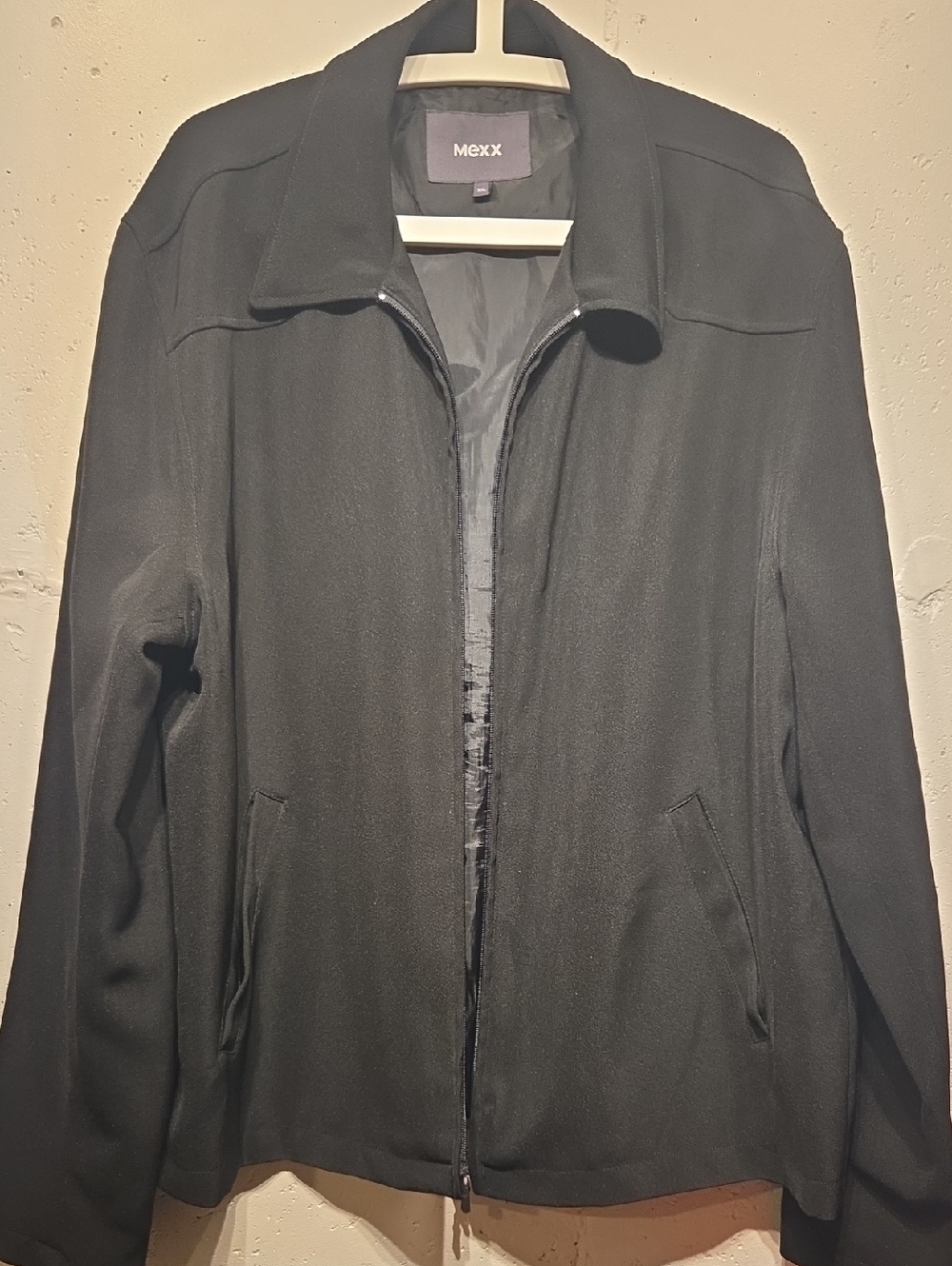 MEXX Men's Black Lightweight Zip Jacket (XXL)